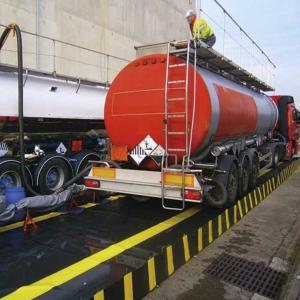 Bac de rétention souple renforcé produits chimiques spécial camion citerne